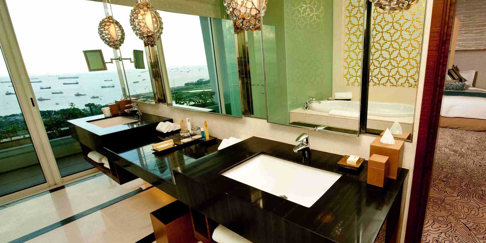 主席套房浴室 新加坡滨海湾金沙酒店